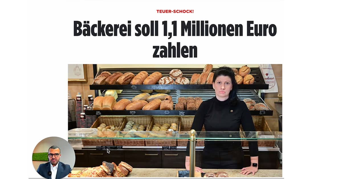 Bäckerei soll 1,1 Millionen Euro zahlen